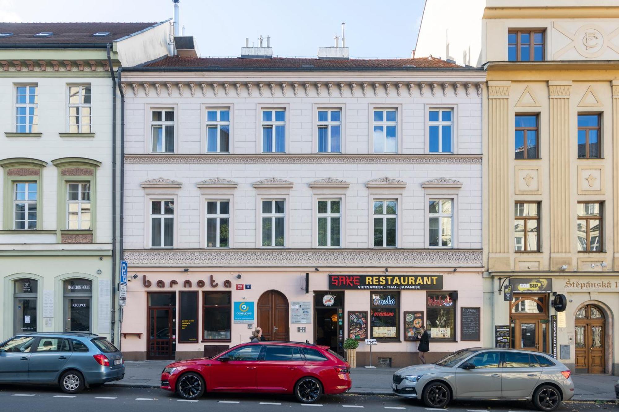 Apartment Stepanska Prag Exterior foto